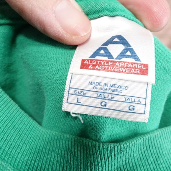 VINTAGE JOHN BEER PARODY JOHN DEERE FUNNY 00s T-SHIRT SIZE L MEXICO - Picture 6 of 6